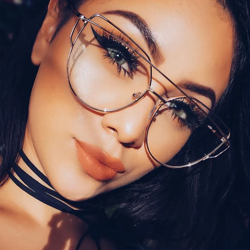 Cat Eye Eyeglasses For Women Vintage Gold Metal Glasses Frame Clear Lens Optical Eyewear oculos de grau Unisex Female Spectacle
Cat Eye Eyeglasses For Women Vintage Gold Metal Glasses Frame Clear Lens Optical Eyewear oculos de grau Unisex Female Spectacle