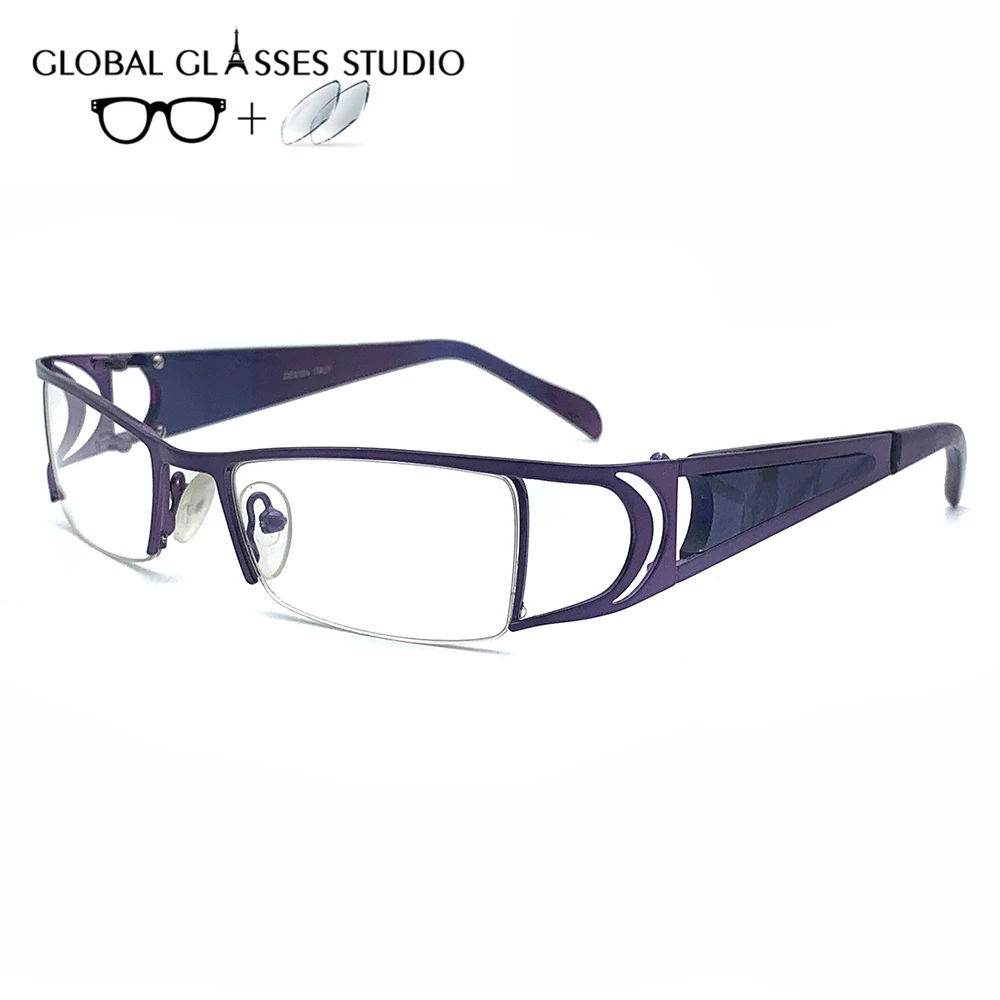Lady's Metal Glasses Frame Eyewear Eyeglasses Reading Myopia Prescription Lens 1.56 Index SK8017
Lady's Metal Glasses Frame Eyewear Eyeglasses Reading Myopia Prescription Lens 1.56 Index SK8017