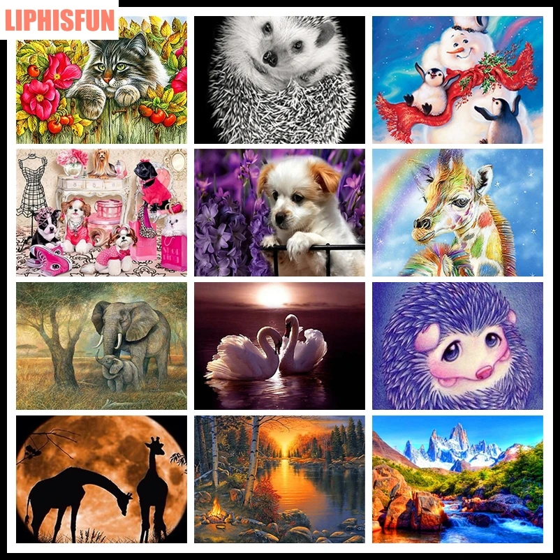 5D Full Drill Diy Diamond Painting Cross Stitch Resin Square/round Diamond Embroidery Decoration Dog Cat Elephant Giraffe
5D Full Drill Diy Diamond Painting Cross Stitch Resin Square/round Diamond Embroidery Decoration Dog Cat Elephant Giraffe