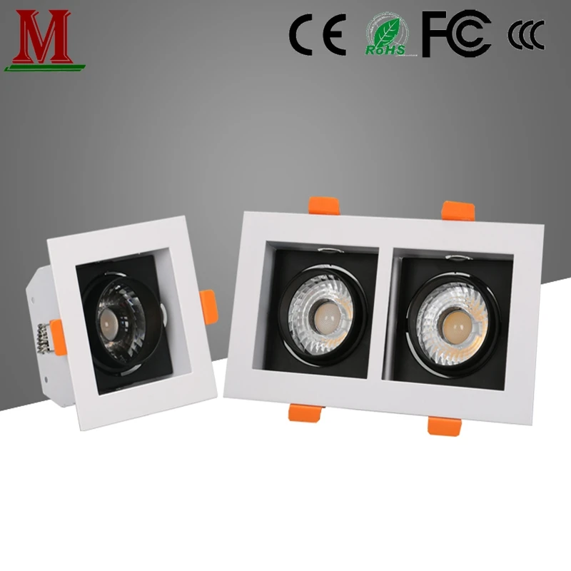 Embedded led ceiling lamp 5w7w10w14w rectangle spotlight, double head lamp, grid lamp, cob spotlight.
Embedded led ceiling lamp 5w7w10w14w rectangle spotlight, double head lamp, grid lamp, cob spotlight.