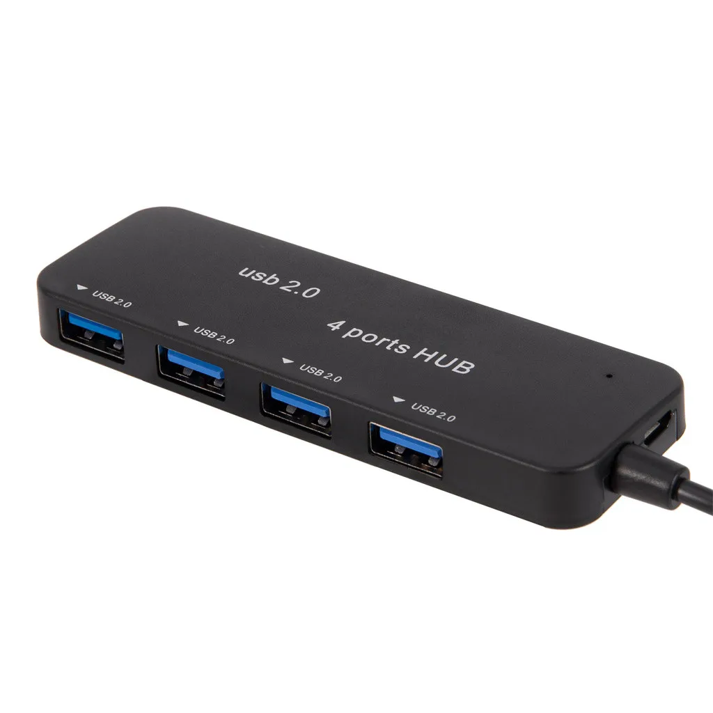 4 Ports USB 2.0 HUB Black USB Splitter Quality Adapter Dock Portable Splitter High Speed 480 MBPS Data Transfer For Phone
4 Ports USB 2.0 HUB Black USB Splitter Quality Adapter Dock Portable Splitter High Speed 480 MBPS Data Transfer For Phone