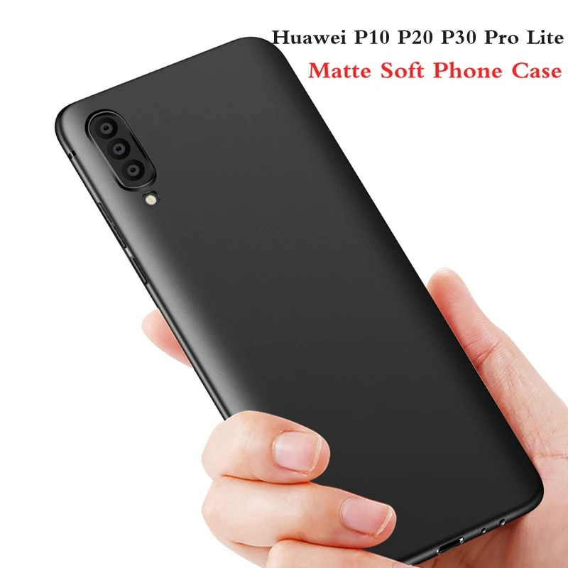 Мягкий силиконовый матовый чехол для телефона huawei P30 P20 P10 Pro lite мягкий против