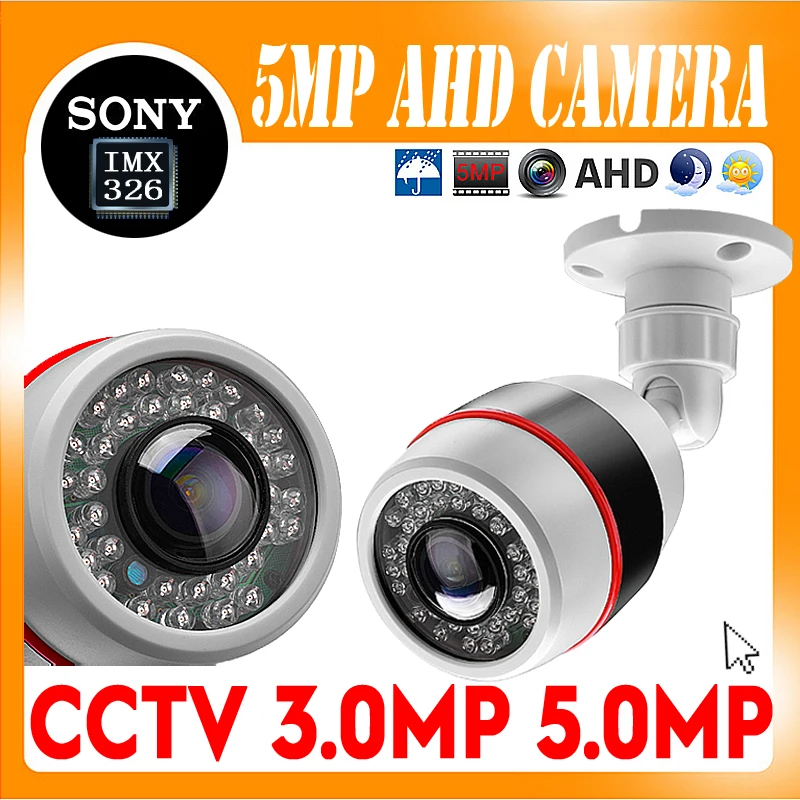 IMX326 Security 5MP 1080P Surveillance AHD Fisheye CCTV HD Camera 1.7MM Wide Angle Night Vision Waterproof Outdoor Bullet Camera
IMX326 Security 5MP 1080P Surveillance AHD Fisheye CCTV HD Camera 1.7MM Wide Angle Night Vision Waterproof Outdoor Bullet Camera