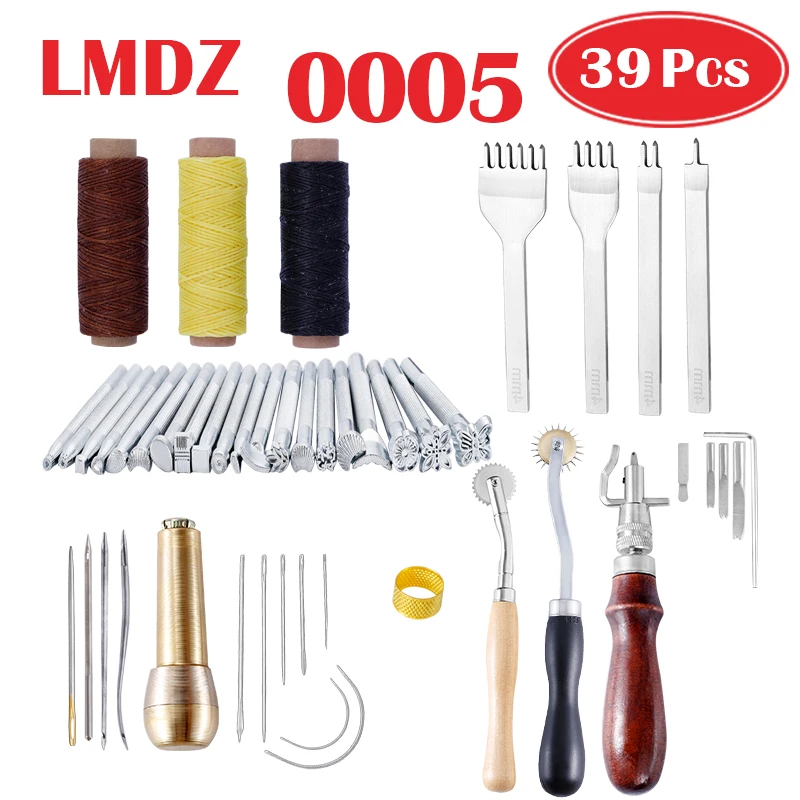 LMDZ Sewing Craft & Leather Tools Set DIY Handmade Punch Edger Trench Device Belt Puncher Kit Carving Work Saddle Leathercraft
LMDZ Sewing Craft & Leather Tools Set DIY Handmade Punch Edger Trench Device Belt Puncher Kit Carving Work Saddle Leathercraft
