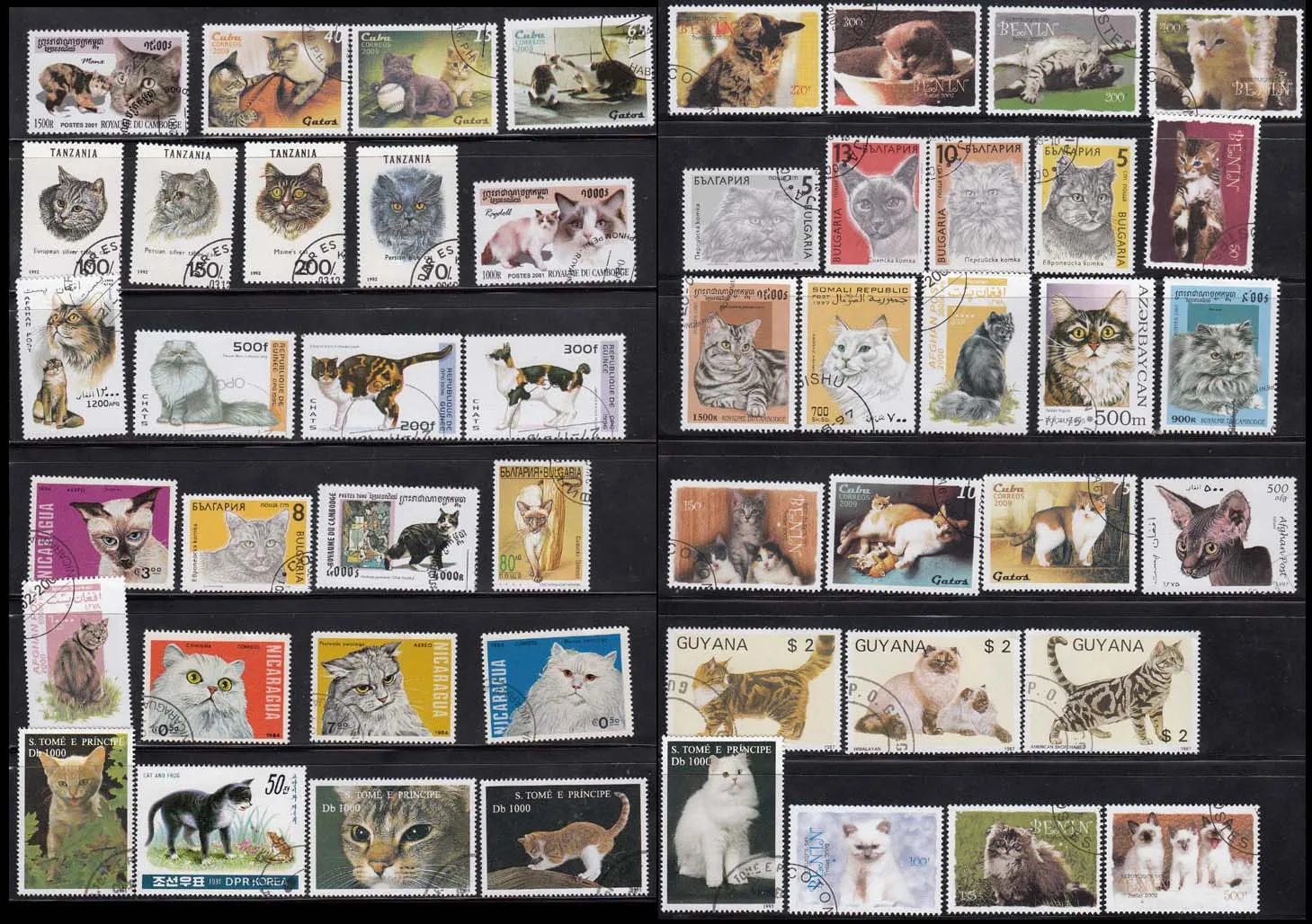 50Pcs/Lot Cat Animals All Different From Many Countries NO Repeat Unused Postage Stamps for Collecting
50Pcs/Lot Cat Animals All Different From Many Countries NO Repeat Unused Postage Stamps for Collecting