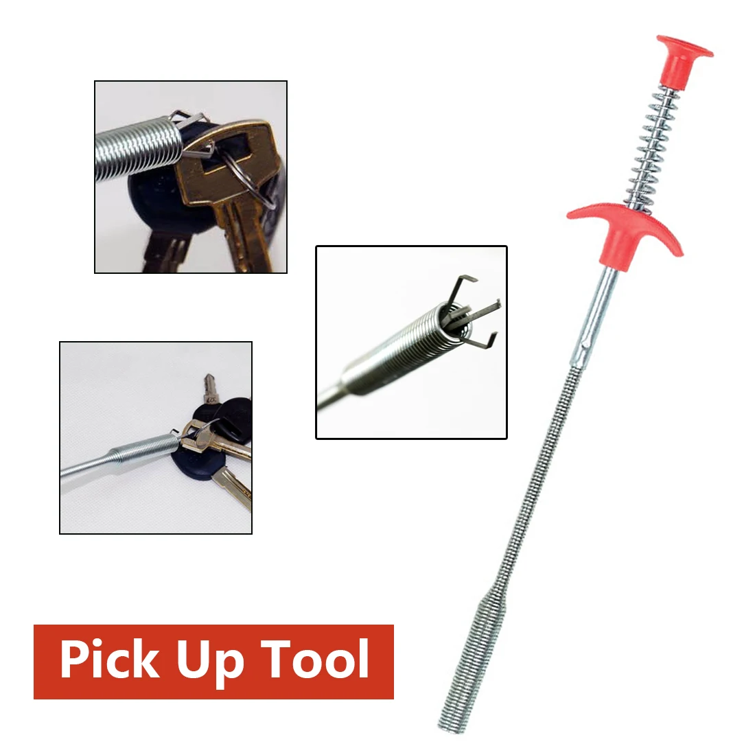 85CM Long Reach Four Claws Flexible Pick Up Tool Spring Grip Narrow Bend Curve Grabber For Picking Up Sewer Hair Dredging Device
85CM Long Reach Four Claws Flexible Pick Up Tool Spring Grip Narrow Bend Curve Grabber For Picking Up Sewer Hair Dredging Device