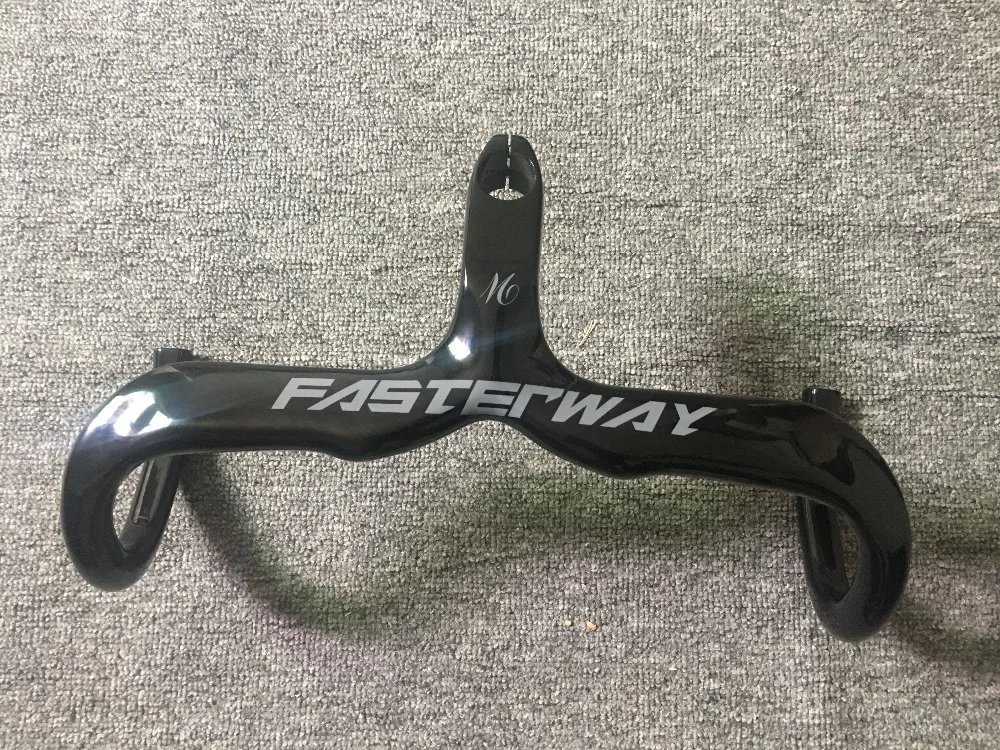 HOT SELL!FASTERWAY Full Areo Carbon Fiber Road Bicycle external Integrated Handlebar with stem Carbon Road Handlebar for 28.6mm
HOT SELL!FASTERWAY Full Areo Carbon Fiber Road Bicycle external Integrated Handlebar with stem Carbon Road Handlebar for 28.6mm