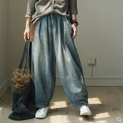 New product release in the spring 2019, the original design cowboy cotton loose big yards of women's haroun pants
New product release in the spring 2019, the original design cowboy cotton loose big yards of women's haroun pants