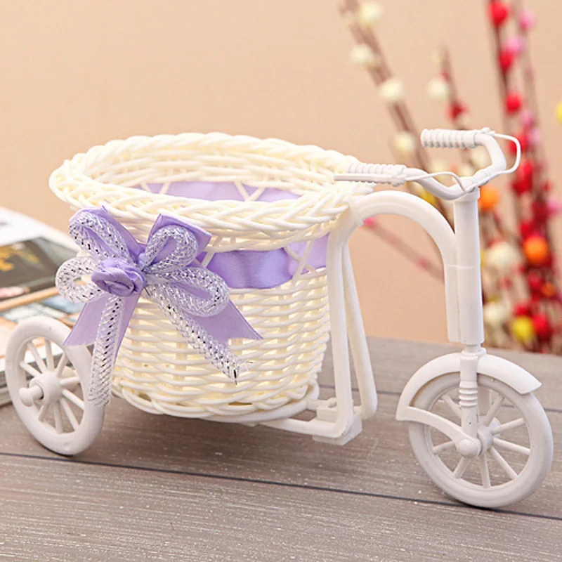 1Pc Creative Handmade Rattan Tricycle Bicycle Shape Flower Basket Vases Wedding Party Decorative Ornament Desktop Storage
1Pc Creative Handmade Rattan Tricycle Bicycle Shape Flower Basket Vases Wedding Party Decorative Ornament Desktop Storage
