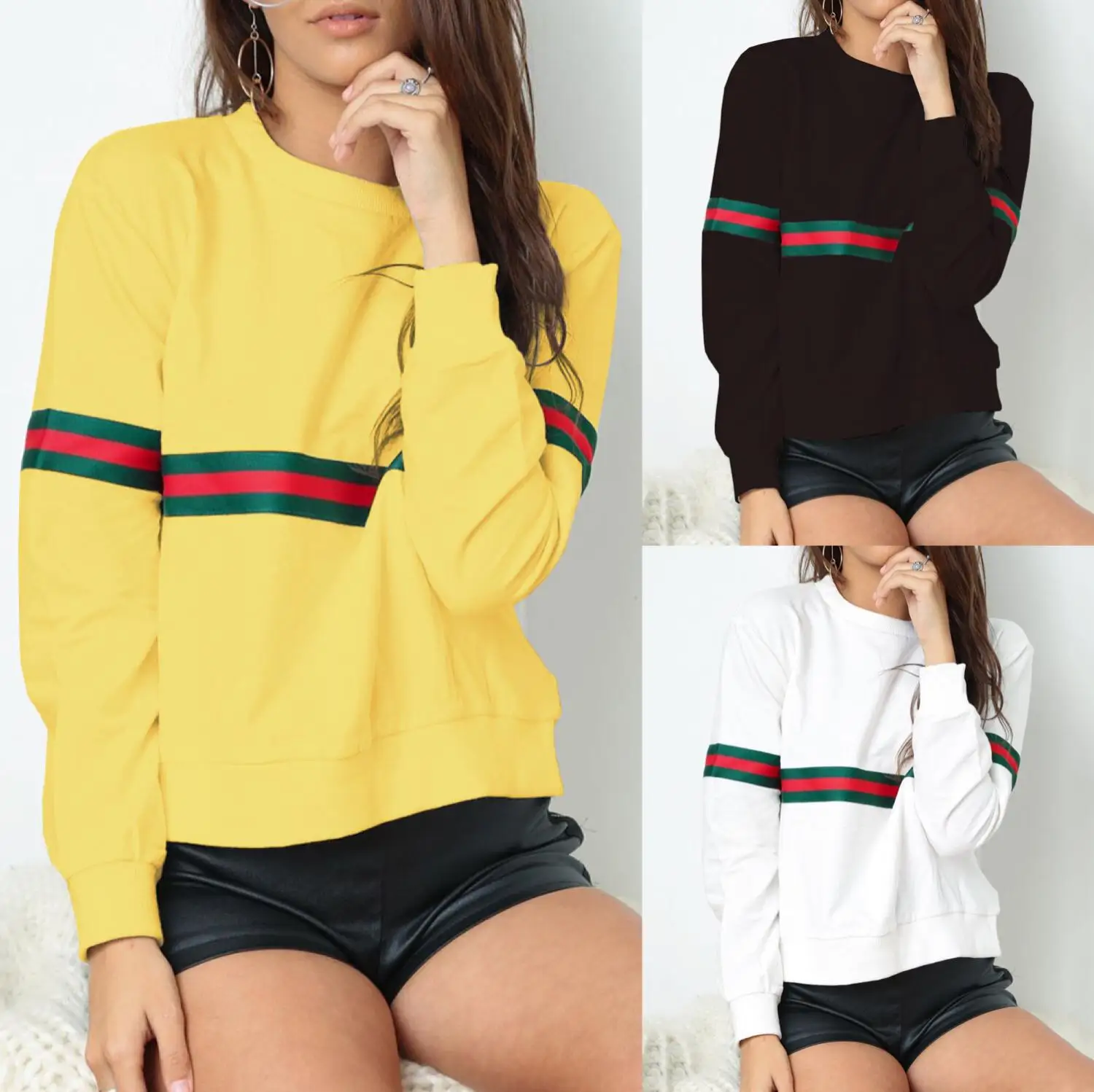 S-2XL women o neck long sleeve tops blouse pure color patchwork blouse tops autumn winter casual leisure blouse
S-2XL women o neck long sleeve tops blouse pure color patchwork blouse tops autumn winter casual leisure blouse
