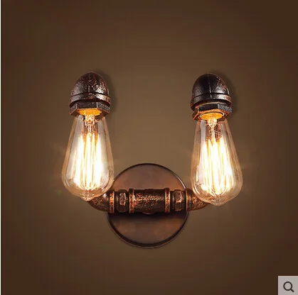 fashion loft wroguht iron Water pipe wall lamp vintage aisle lights loft iron wall lamp edison incandescent light bulb
fashion loft wroguht iron Water pipe wall lamp vintage aisle lights loft iron wall lamp edison incandescent light bulb