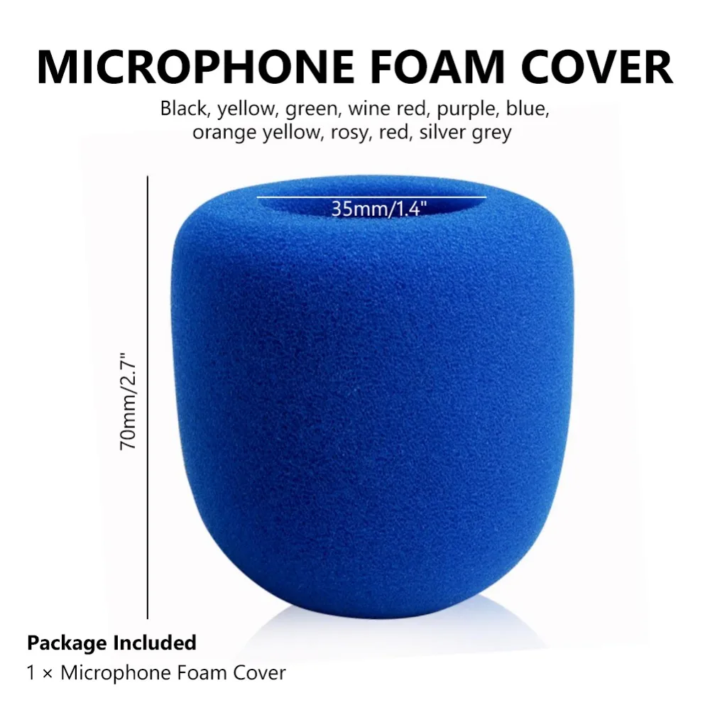 8pcs/lot 8 Colours Handheld Stage Microphone Karaoke DJ Windscreen Sponge Foam Mic Cover EN9996
8pcs/lot 8 Colours Handheld Stage Microphone Karaoke DJ Windscreen Sponge Foam Mic Cover EN9996
