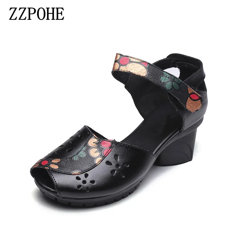 ZZPOHE Summer shoes new fashion Women large size fish mouth sandals thick woman breathable black work sandals Woman sexy sandals
ZZPOHE Summer shoes new fashion Women large size fish mouth sandals thick woman breathable black work sandals Woman sexy sandals