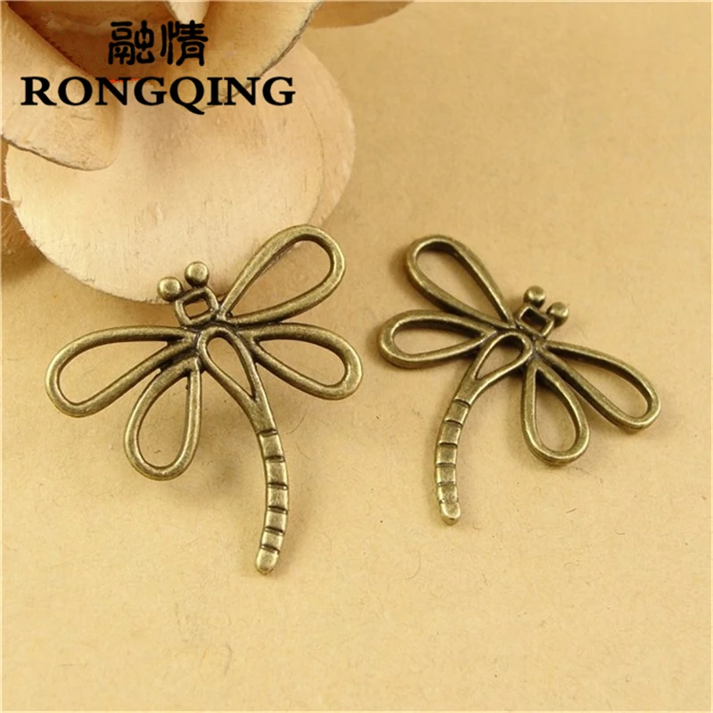 RONGQING 60pcs/lot Charms Wholesale 30*28MM Hollow Dragonfly Metal Charms Jewelry Accessories
RONGQING 60pcs/lot Charms Wholesale 30*28MM Hollow Dragonfly Metal Charms Jewelry Accessories