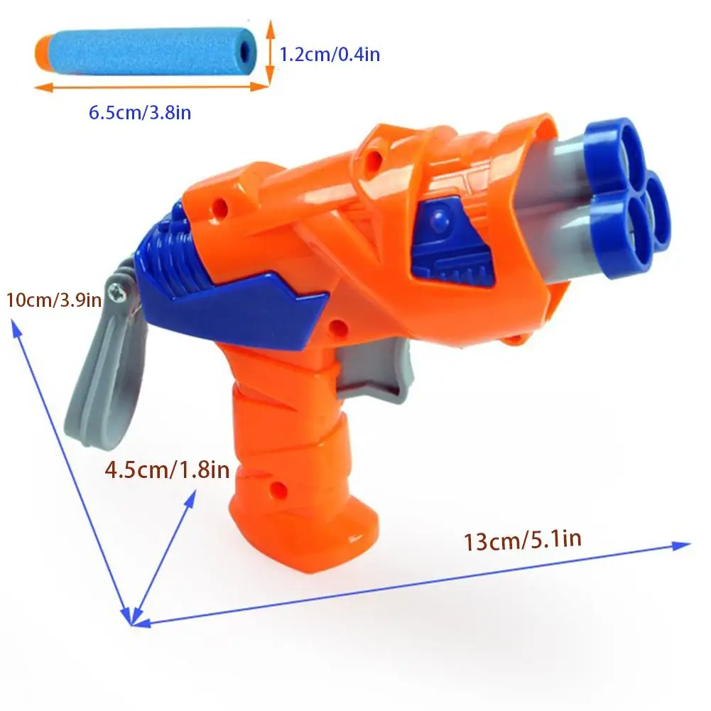 Children's Orange Blue Soft Bullet Pistol Toy Children's Outdoor Fun Toy Soft Bullet Shooting Plastic Toy Gun Boy Random Color
Children's Orange Blue Soft Bullet Pistol Toy Children's Outdoor Fun Toy Soft Bullet Shooting Plastic Toy Gun Boy Random Color