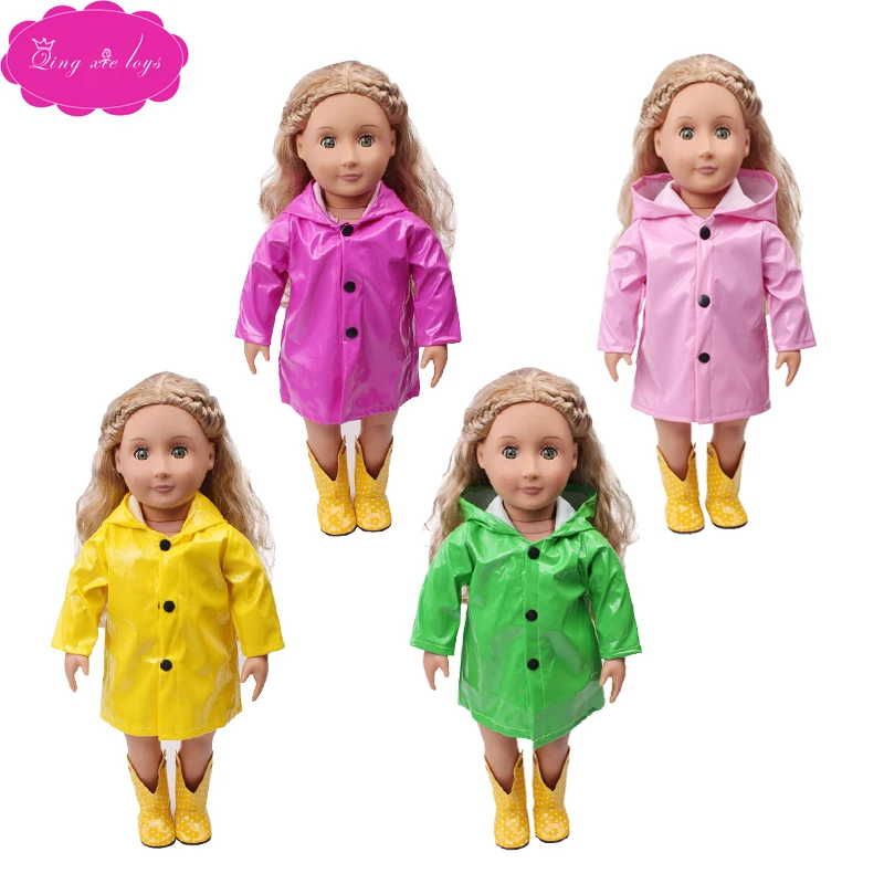 18 inch Girls doll clothes minimalist raincoat American newborn dress Baby toys fit and 43 cm baby dolls c539-c645
18 inch Girls doll clothes minimalist raincoat American newborn dress Baby toys fit and 43 cm baby dolls c539-c645