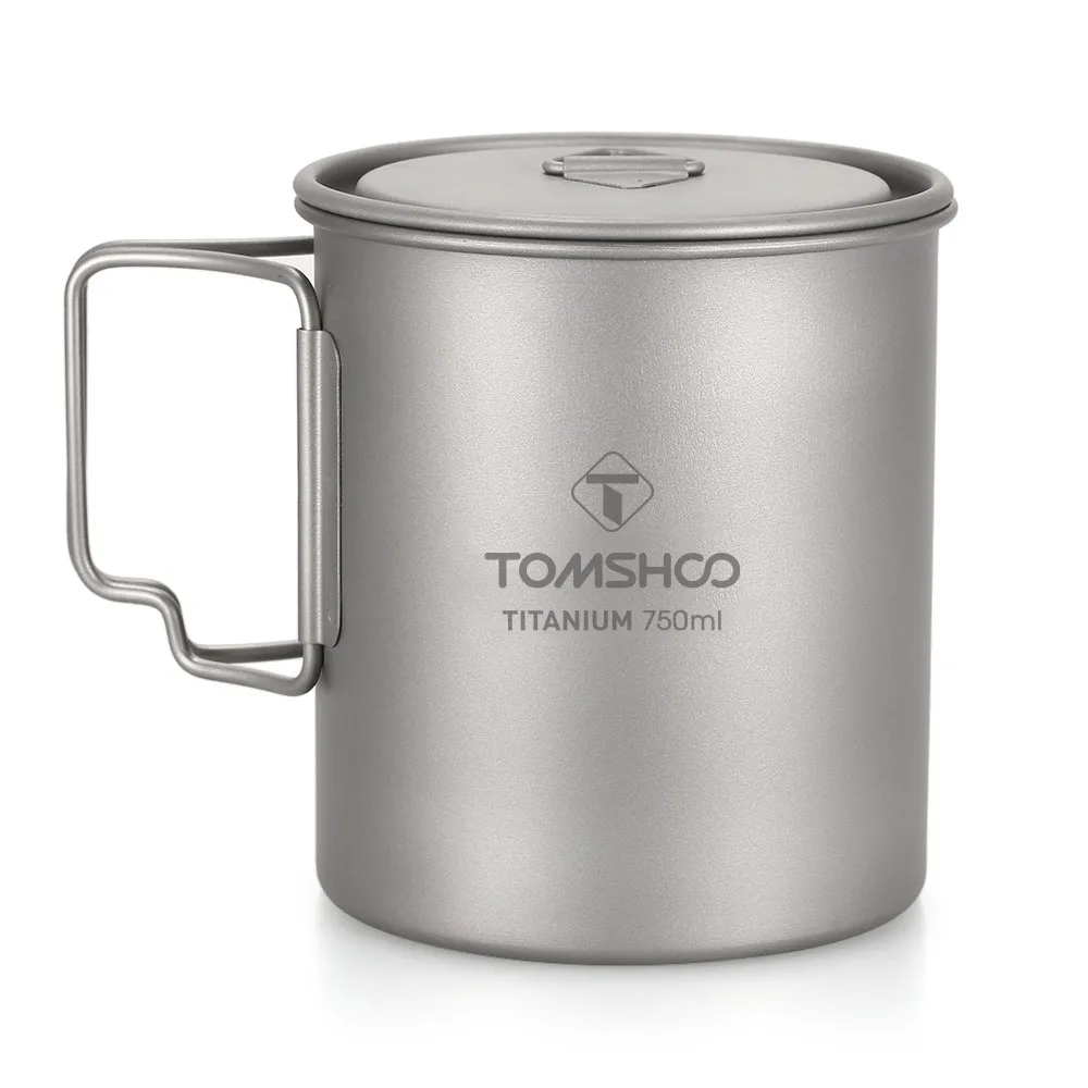 TOMSHOO Ultralight 750ml Titanium Cup Outdoor Portable Camping Picnic Water Cup Mug Tableware Cooking Pot Titanium Pot Cookware
TOMSHOO Ultralight 750ml Titanium Cup Outdoor Portable Camping Picnic Water Cup Mug Tableware Cooking Pot Titanium Pot Cookware