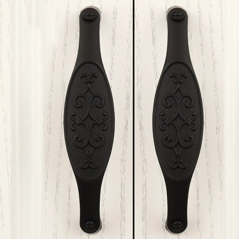 10PCS Black Zinc Alloy Door Handles European Antique Furniture Handle Drawer Cupboard Pulls Kitchen Cabinet Handles and Knobs
10PCS Black Zinc Alloy Door Handles European Antique Furniture Handle Drawer Cupboard Pulls Kitchen Cabinet Handles and Knobs
