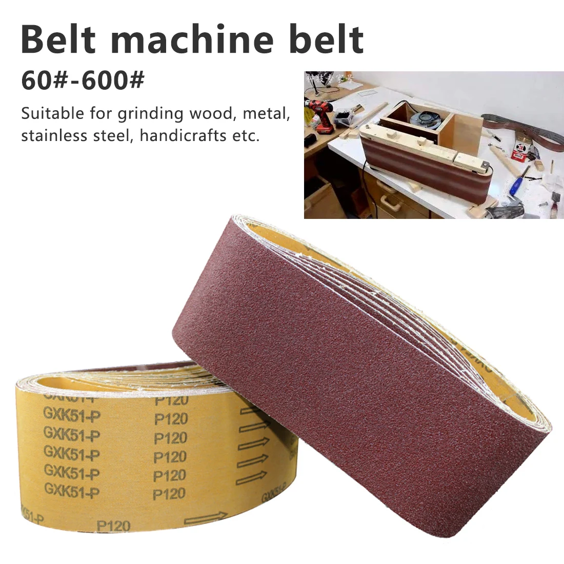 P60 - P600 915*100mm Wood Soft Metal Grinding Polishing Sanding Belts Abrasive Sanding Screen Band 1 Pieces
P60 - P600 915*100mm Wood Soft Metal Grinding Polishing Sanding Belts Abrasive Sanding Screen Band 1 Pieces