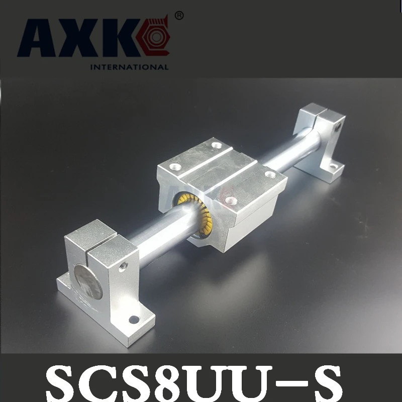 4pcs SC8UU SCS8UU SCS8UU-S for 8mm shaft guide rail Linear bearing block with LM8UU-S Engineering plastic bearing low noise 
4pcs SC8UU SCS8UU SCS8UU-S for 8mm shaft guide rail Linear bearing block with LM8UU-S Engineering plastic bearing low noise