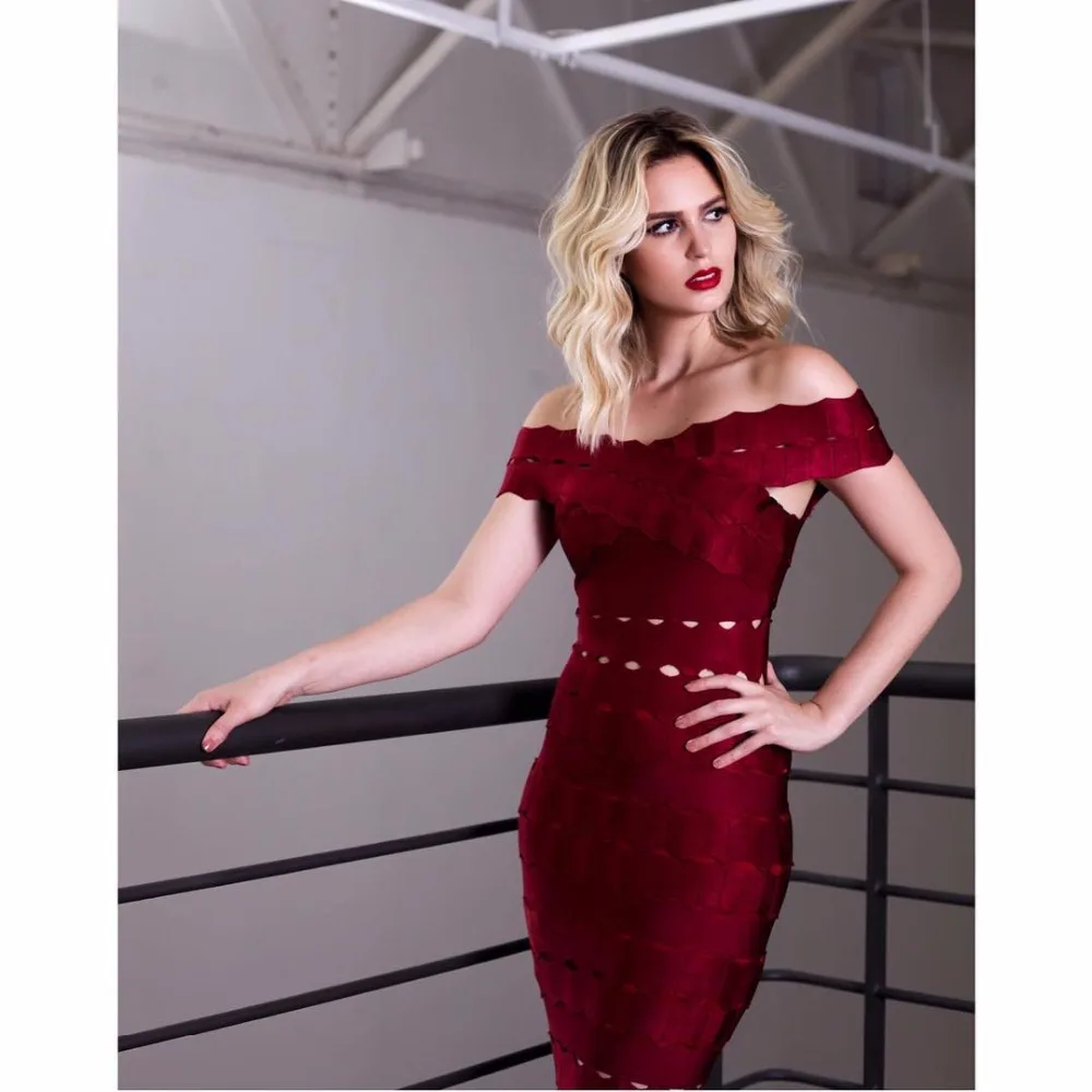 High Quality Wine Black White Slach Neck Sleeve Rayon Bandage Dress Homecoming Party Bodycon Dress
High Quality Wine Black White Slach Neck Sleeve Rayon Bandage Dress Homecoming Party Bodycon Dress