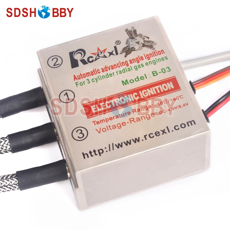 Rcexl 3 три цилиндра CDI зажигание для CM6 10 мм 90 градусов (B-03 4,8 В ~ 8,4 В 622a)
Rcexl 3 три цилиндра CDI зажигание для CM6 10 мм 90 градусов (B-03 4,8 В ~ 8,4 В 622a)