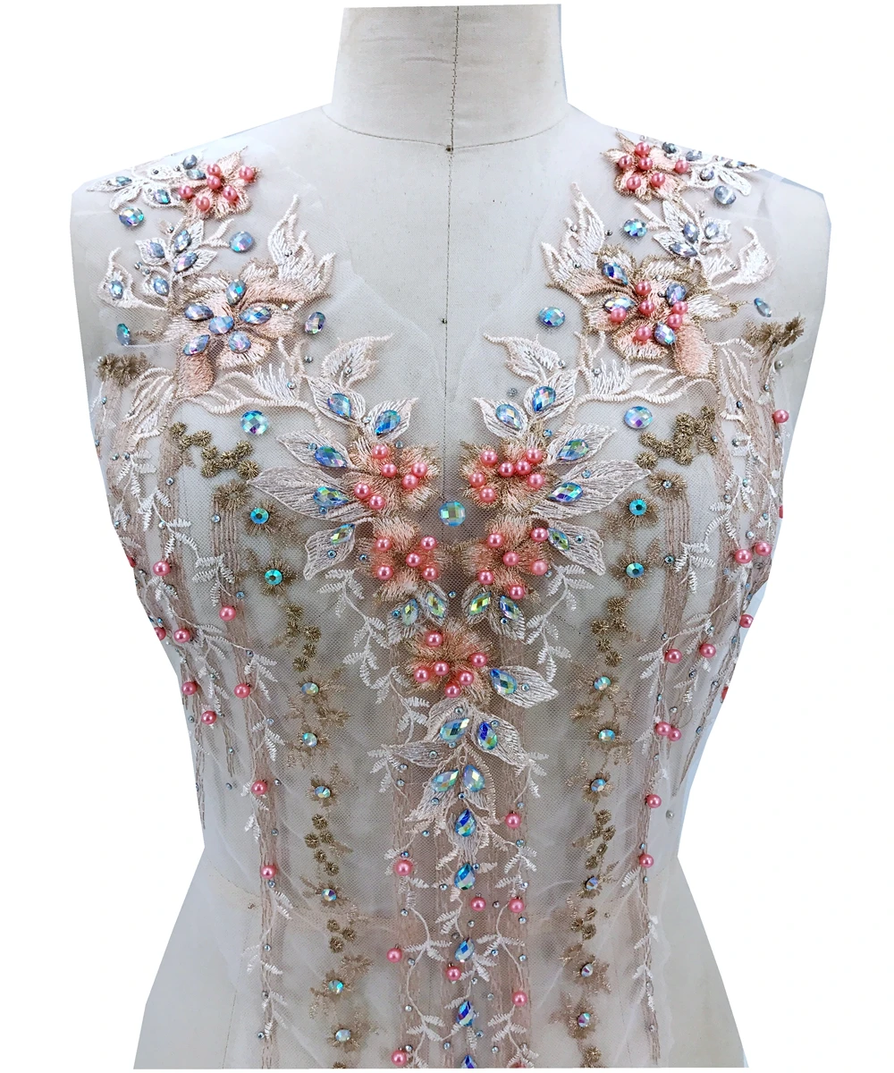 sew on beads rhinestones lace applique triming patches 62*30cm for evening dress DIY accessories
sew on beads rhinestones lace applique triming patches 62*30cm for evening dress DIY accessories