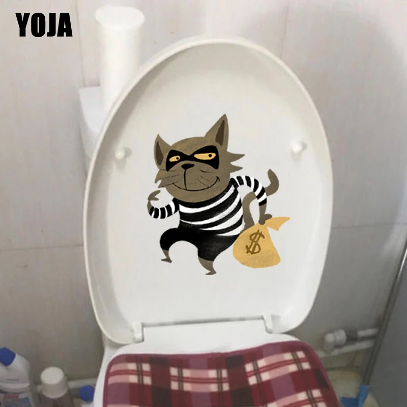 YOJA 21,9*24,6 см плохой Кот мультфильм животное спальня домашний декор наклейки для унитаза забавная Наклейка на стену T3-0441
YOJA 21,9*24,6 см плохой Кот мультфильм животное спальня домашний декор наклейки для унитаза забавная Наклейка на стену T3-0441