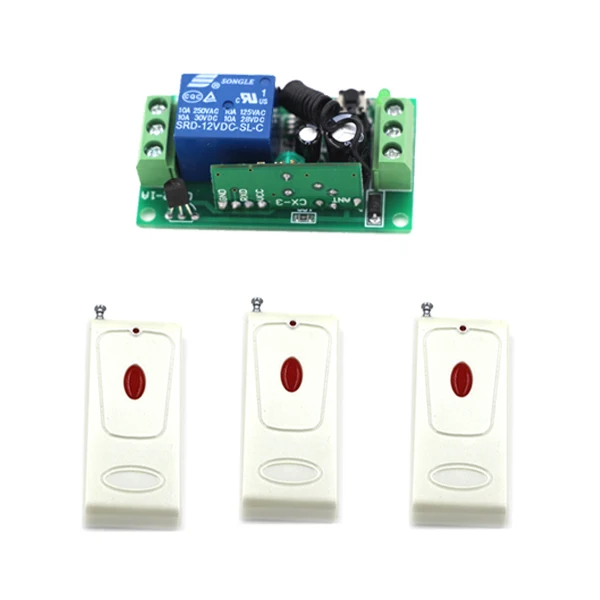 New White Transmitter Smart Wireless Remote Control Switch 3Transmitter &1Receiver 315/433MHZ
New White Transmitter Smart Wireless Remote Control Switch 3Transmitter &1Receiver 315/433MHZ