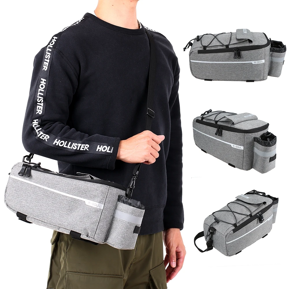 B-SOUL Bicycle Bags Large Capacity Waterproof Cycling Bag Mountain Bike Saddle Rack Trunk Bags Luggage Carrier Bike Bag
B-SOUL Bicycle Bags Large Capacity Waterproof Cycling Bag Mountain Bike Saddle Rack Trunk Bags Luggage Carrier Bike Bag