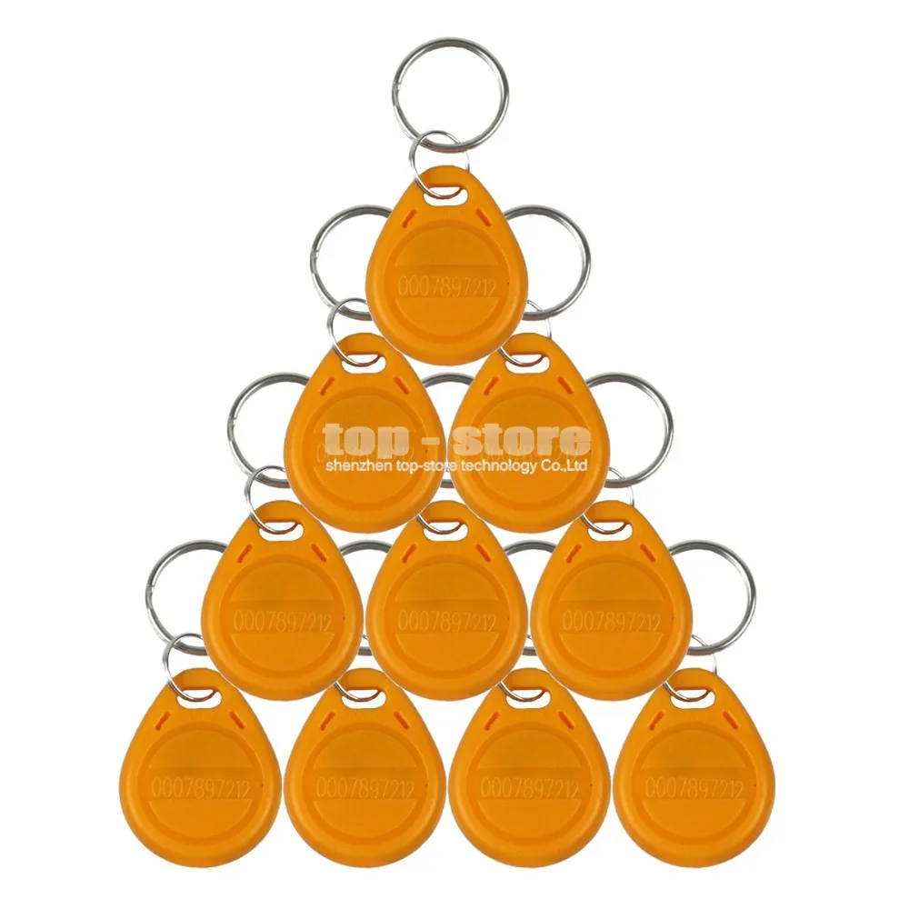 DIYSECUR 10pcs/lot 125Khz RFID Tag Proximity ID Cards Keyfob Key Tag Electronic Key For Access Control And Time Clock Use
DIYSECUR 10pcs/lot 125Khz RFID Tag Proximity ID Cards Keyfob Key Tag Electronic Key For Access Control And Time Clock Use