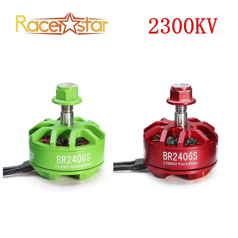 Racerstar 2406 BR2406S для Fire Green Edition 2300KV 2 5S бесщеточный двигатель X220 250 280 300 Racing RC Racer Drone 4 в 1