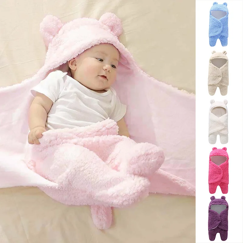 Baby Blankets Cute Bear Ears Infant Toddlers Swaddle Wrap Warm Fleece Pink Baby Sleeping Bag Bedding Crib Quilt Newborn Envelope
Baby Blankets Cute Bear Ears Infant Toddlers Swaddle Wrap Warm Fleece Pink Baby Sleeping Bag Bedding Crib Quilt Newborn Envelope