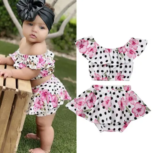 Summer Fashion Cute Toddler Kids Baby Girls Clothes Flower Dot Tops Crop Shorts Dress Outfits Sunsuit
Summer Fashion Cute Toddler Kids Baby Girls Clothes Flower Dot Tops Crop Shorts Dress Outfits Sunsuit