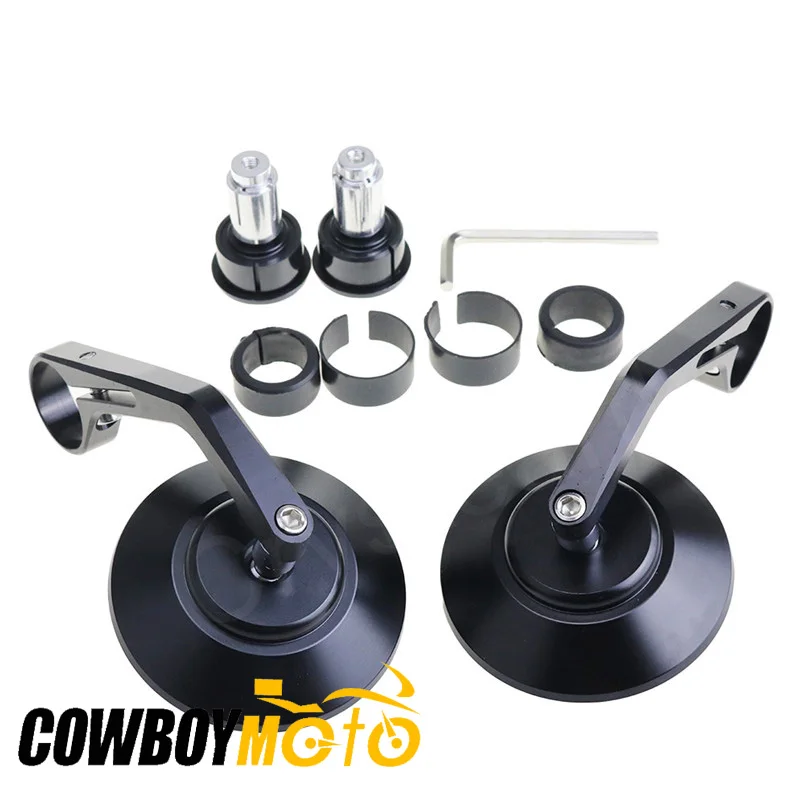 7/8" 22mm Round Motorcycle Rear View Mirrors Motorbike Handle Bar End Rear View Side Mirrors Black Cafe Racer Mirror For Harley
7/8" 22mm Round Motorcycle Rear View Mirrors Motorbike Handle Bar End Rear View Side Mirrors Black Cafe Racer Mirror For Harley