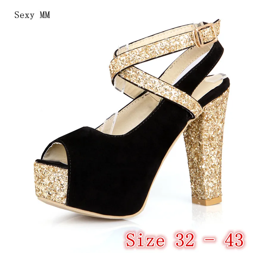 Pumps Women Peep Toe High Heels Platform Gladiator Sandals Woman High Heel Wedding Shoes Small Plus Size 32 33 - 40 41 42 43
Pumps Women Peep Toe High Heels Platform Gladiator Sandals Woman High Heel Wedding Shoes Small Plus Size 32 33 - 40 41 42 43