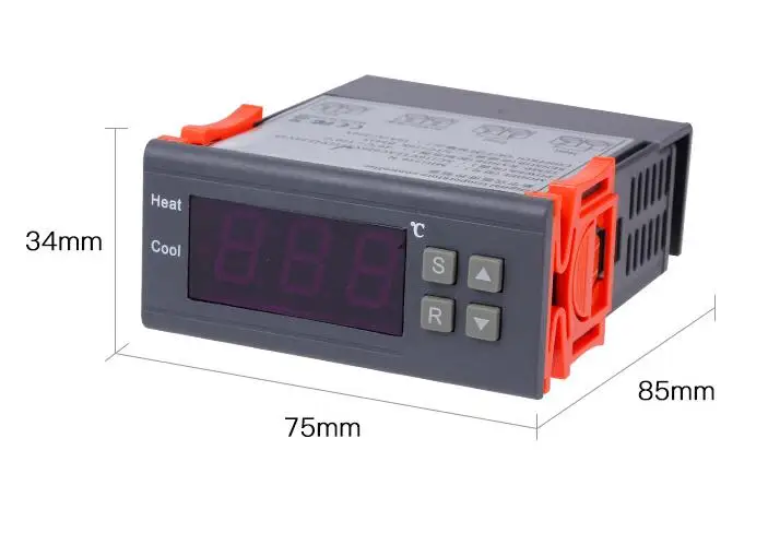MH1210N dual output temperature controller electronic intelligent digital display temperature controller automatic thermostat
MH1210N dual output temperature controller electronic intelligent digital display temperature controller automatic thermostat