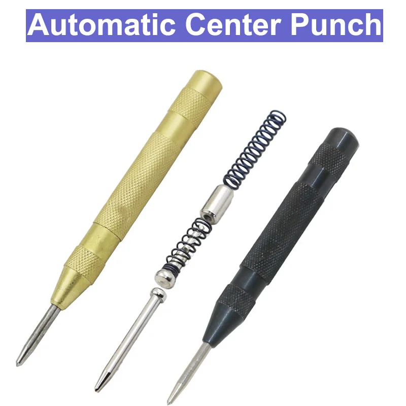 URANN Automatic Center Drill Bit Punch Spring Loaded Marking Starting Holes Tool Wood Press Dent Marker Woodwork Tool Drill Bit
URANN Automatic Center Drill Bit Punch Spring Loaded Marking Starting Holes Tool Wood Press Dent Marker Woodwork Tool Drill Bit