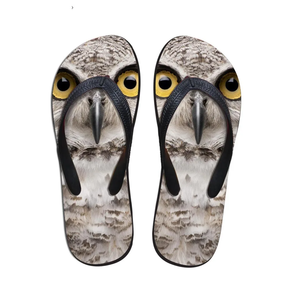 Customized Cool 3D Animal Owl Prints Men Flip Flops Summer House Slippers for Man Male Non-slip Beach Sandals Rubber Flats Shoe
Customized Cool 3D Animal Owl Prints Men Flip Flops Summer House Slippers for Man Male Non-slip Beach Sandals Rubber Flats Shoe