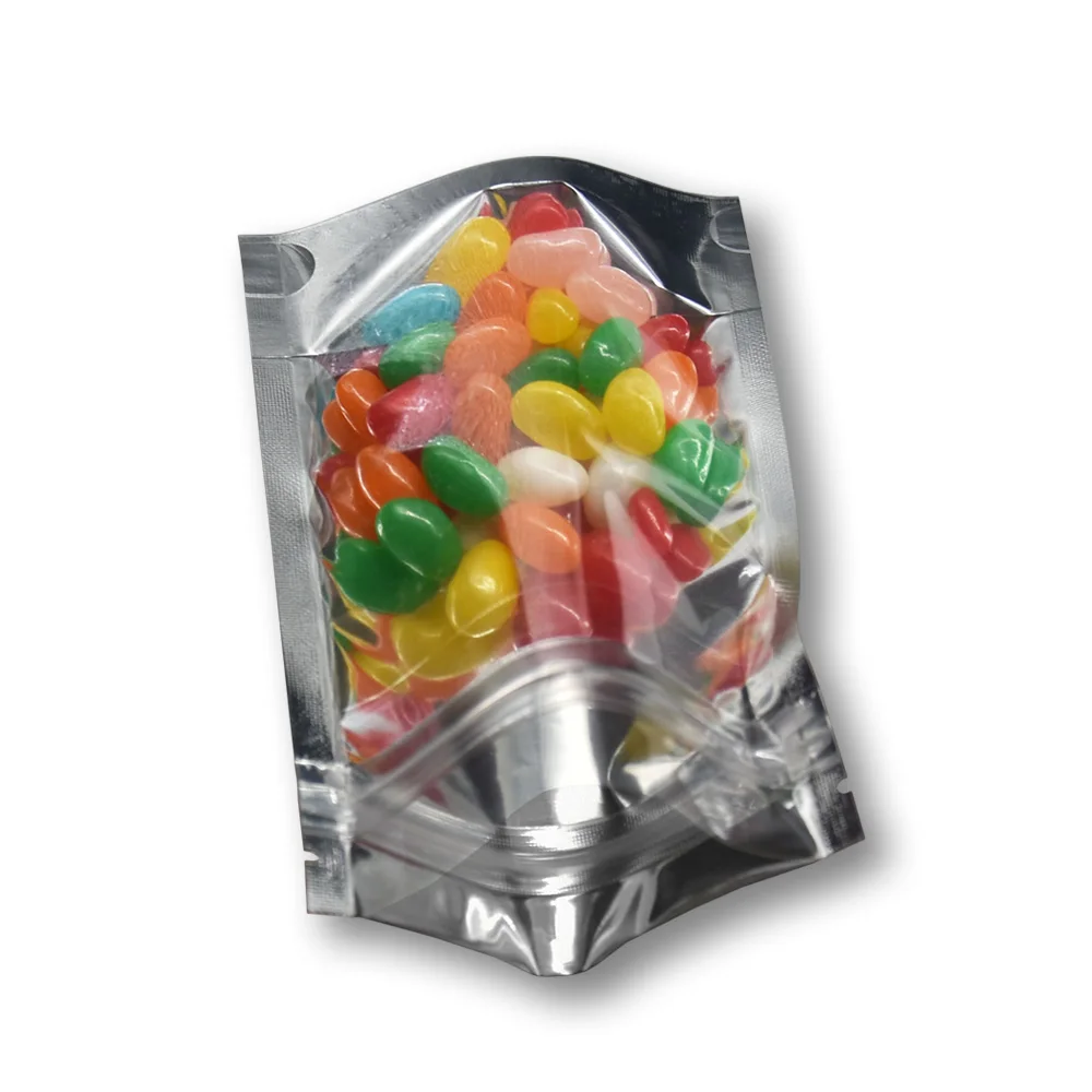 9*14cm Stand Up Ziplock Food Packaging Bags Clear Front Plastic Zip Lock Aluminum Foil Packing Bag Heat Seal Doypack Mylar Pouch
9*14cm Stand Up Ziplock Food Packaging Bags Clear Front Plastic Zip Lock Aluminum Foil Packing Bag Heat Seal Doypack Mylar Pouch