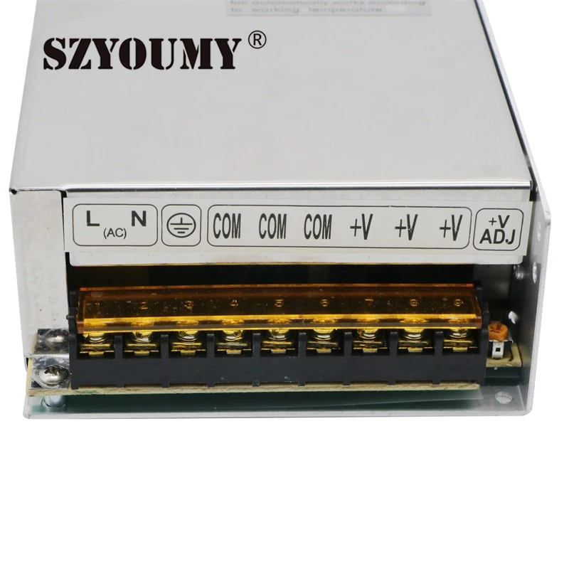 SZYOUMY Power supply AC110V 220V To DC12V LED Strip DC Adapter 12V 25A Switch Power Supply
SZYOUMY Power supply AC110V 220V To DC12V LED Strip DC Adapter 12V 25A Switch Power Supply