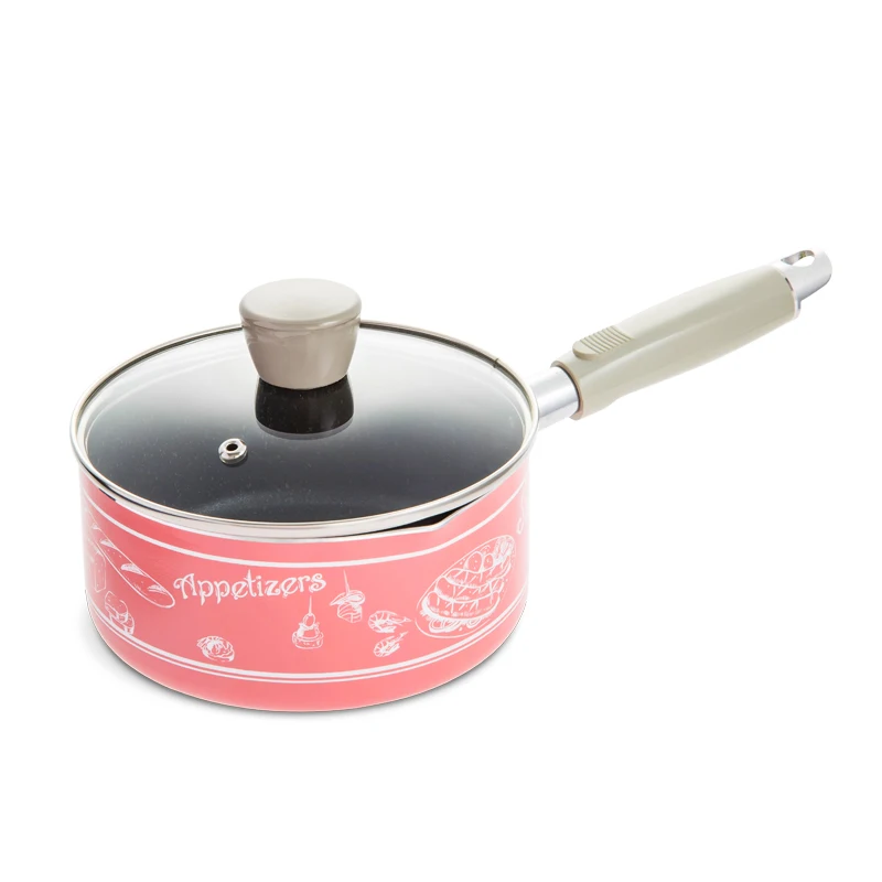 16 CM Portable Non-Stick Sauce Milk Pans Baby Food Pot General Use for Gas and Induction Cooker
16 CM Portable Non-Stick Sauce Milk Pans Baby Food Pot General Use for Gas and Induction Cooker