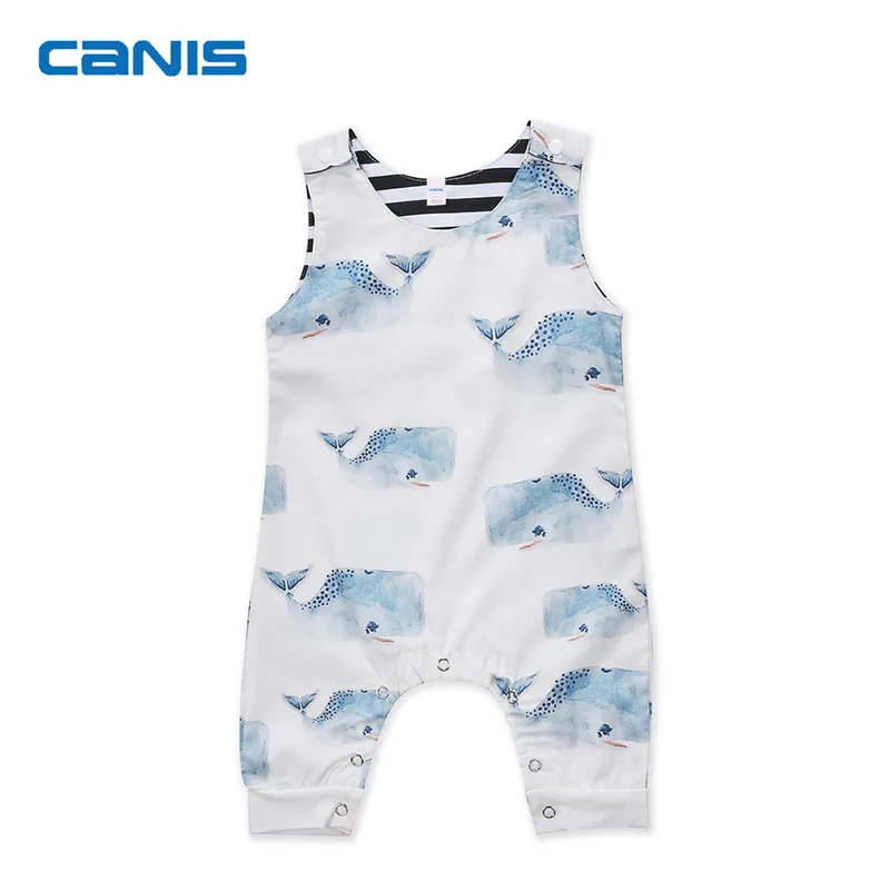 CANIS Cute Newborn Baby Boys Girls Cartoon Whale Sleeveless Romper Jumpsuit Clothes Outfits Set 0-3T
CANIS Cute Newborn Baby Boys Girls Cartoon Whale Sleeveless Romper Jumpsuit Clothes Outfits Set 0-3T