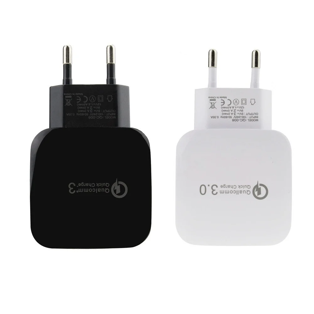 QC3.0 быстро Зарядное устройство адаптер + Тип C данных USB для huawei p smart Honor 10 9 8 V10 V9 V8
