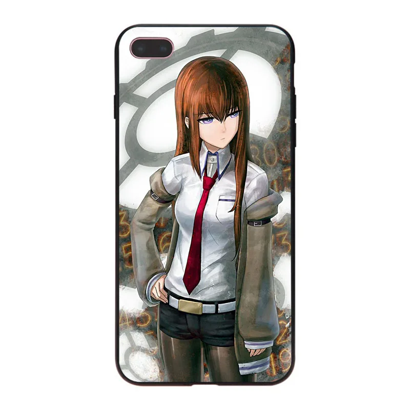 Steins Gate аниме Япония распродажа роскошный крутой чехол для телефона iPhone 8 7 6 6S Plus X XS