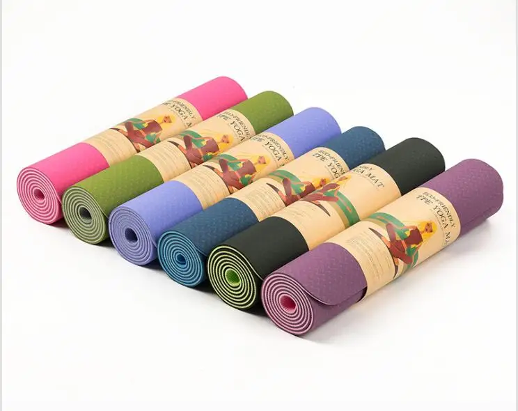 Yoga Mats GYM TPE Double Color Yoga Mat 6mm Thick Exercise Mat Non-slip Fitness Pad For Yoga Exercise Pilate
Yoga Mats GYM TPE Double Color Yoga Mat 6mm Thick Exercise Mat Non-slip Fitness Pad For Yoga Exercise Pilate