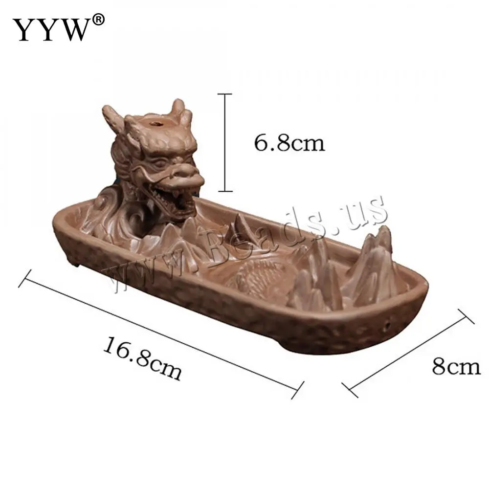 Dragon Incense Burner Backflow Incense Stick Holder Cones Censer Aroma Burner Aromatherapy Dragon Porta Incienso Home Decor
Dragon Incense Burner Backflow Incense Stick Holder Cones Censer Aroma Burner Aromatherapy Dragon Porta Incienso Home Decor