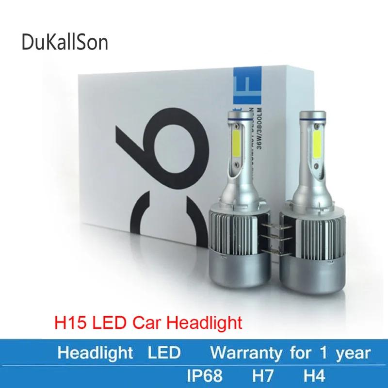 H15 LED COB Chips Hi Beam and day time running lights auto for Mazda 6 CX5 for Mercedes for Golf 6 for Lada Priora led lamp car
H15 LED COB Chips Hi Beam and day time running lights auto for Mazda 6 CX5 for Mercedes for Golf 6 for Lada Priora led lamp car