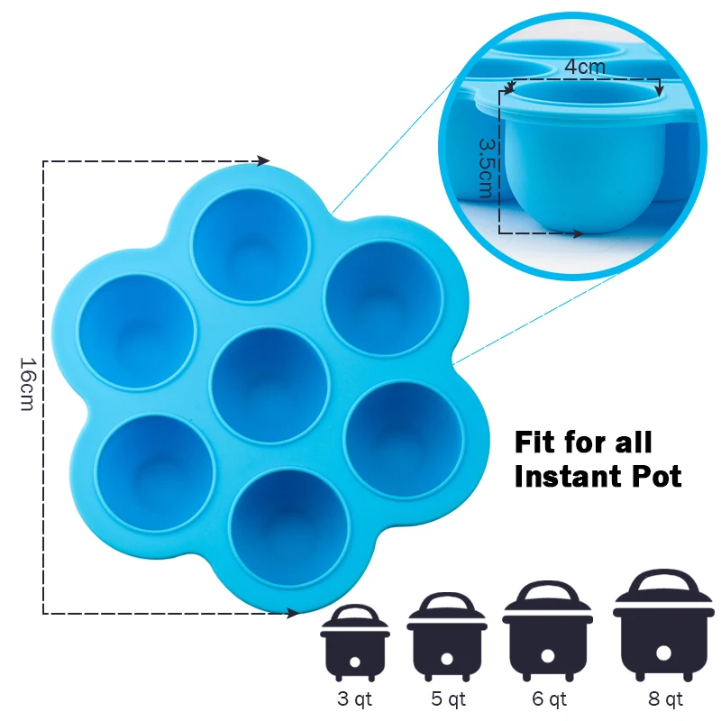 Multifunction Egg Bites Molds Safety Silicone Baby Food Container Breast Milk Storage Box Reusable Freezer Tray Crisper
Multifunction Egg Bites Molds Safety Silicone Baby Food Container Breast Milk Storage Box Reusable Freezer Tray Crisper