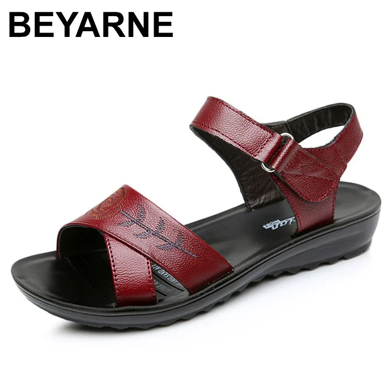 BEYARNESandals shoes women superstar genuine leather shoes designer elegant flower wedges sandal casual female shoes scarpedonna
BEYARNESandals shoes women superstar genuine leather shoes designer elegant flower wedges sandal casual female shoes scarpedonna